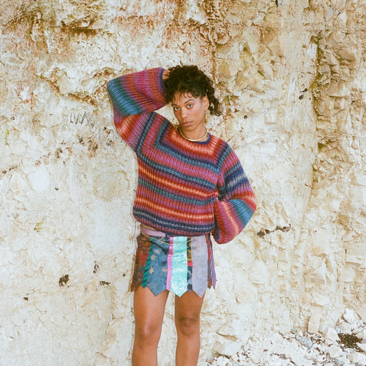 Cosmic Flame Raglan Jumper
