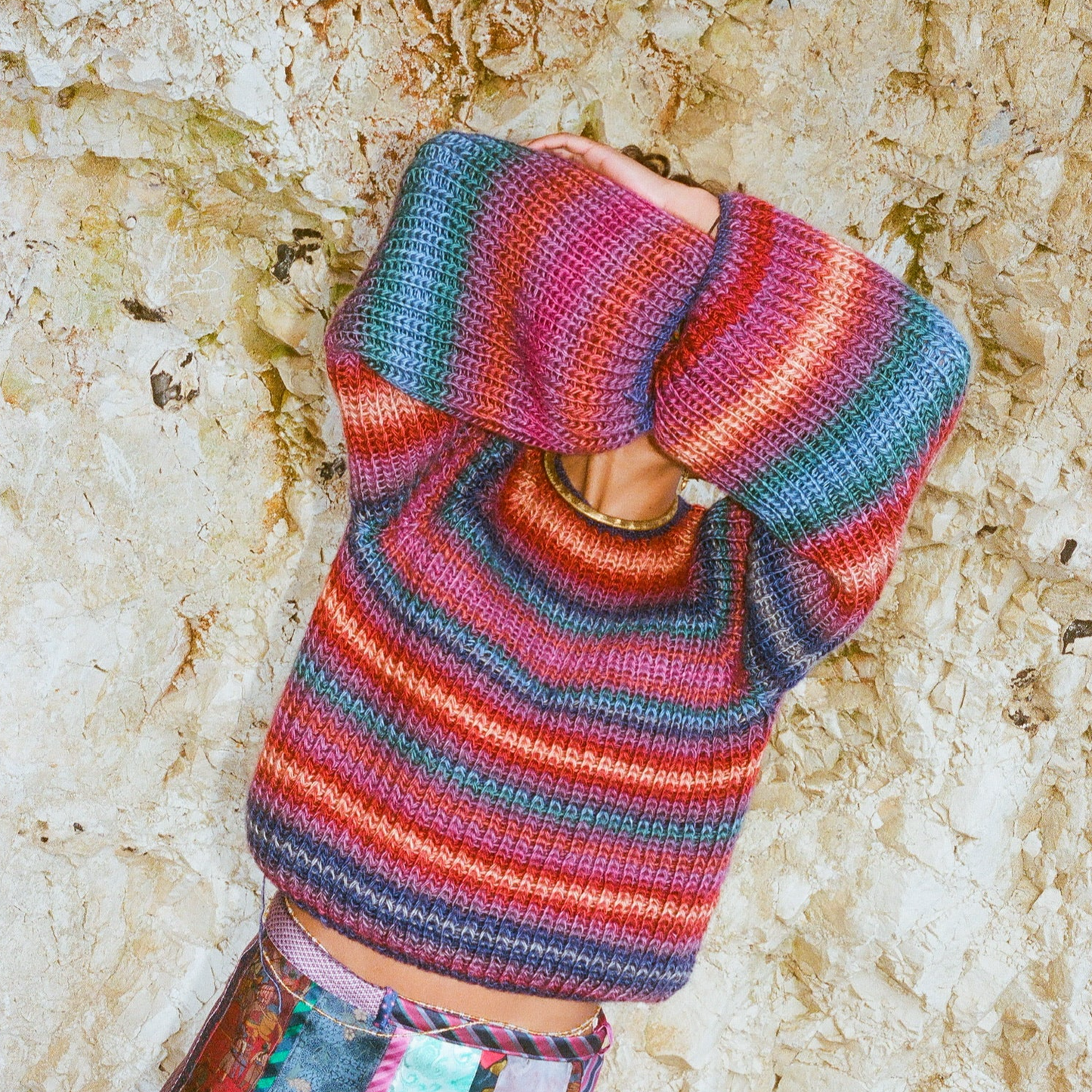 Cosmic Flame Raglan Jumper